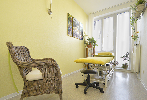 Physiotherapie Duchrow Rathenow - Behandlungsraum Blume